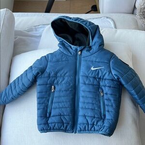Nike Kids Blue Jacket Coat Puffer